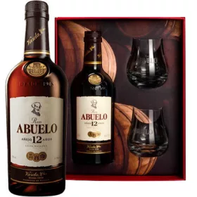 Abuelo 12 éves Rum + 2 Pohár 0,7L