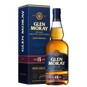 Glen Moray 15 éves Single Malt Whisky (0,7L 40%)