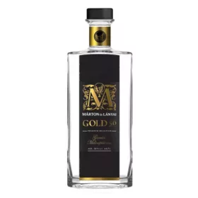   Márton és Lányai GOLD 50 Gurulós Málna Pálinka (0,5L 50%)