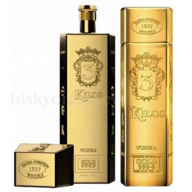 3 Kilos Vodka Gold 999,9 (1L 40%)
