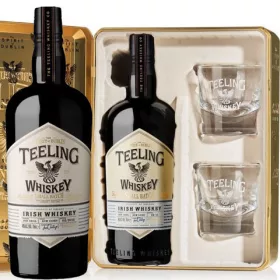 Teeling Small Batch Whiskey Fém Doboz + 2 Pohár (0,7L 46%)