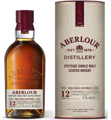 Aberlour 12 éves Double Cask Non-Chill filtered Whisky (40% 0,7L)