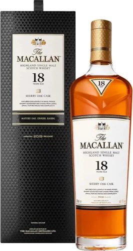 Macallan 18 éves Sherry Oak Whisky 2023 (43% 0,7L)