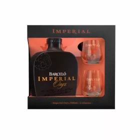 Barcelo Imperial Onyx Rum + 2 Pohár 0,7L