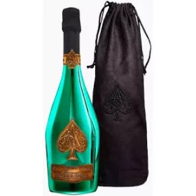   Armand De Brignac Champagne Brut Green (Bársony Zsák) (0,75L 12,5%)