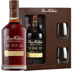 Dos Maderas PX 5+5 éves Rum + 2 Pohár 0,7L