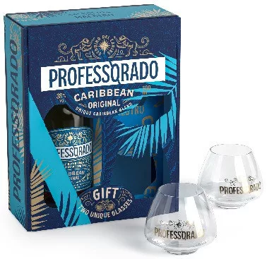Professorado Caribbean Rum (PDD + 2 Pohár) 0,5L