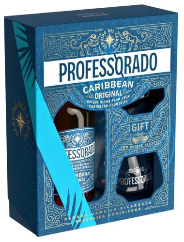 Professorado Caribbean Rum (PDD + 2 Pohár) 0,5L