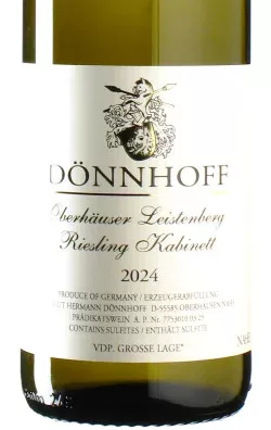 Dönnhoff Oberhäuser Leistenberg Riesling Kabinett 2024 (0,75L 9%)